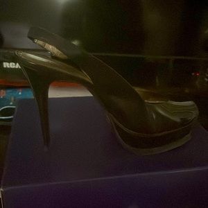 Black Bebe Pumps
